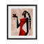 «Woman Toast Cheers», reproduction sous verre encadrée, design par Manasseh Johnson Sr-1087164406-1087164404