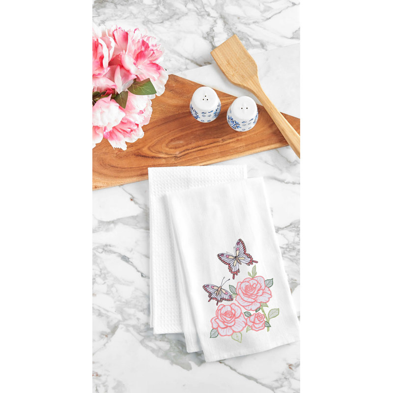Serviette de cuisine Butterflies & Roses