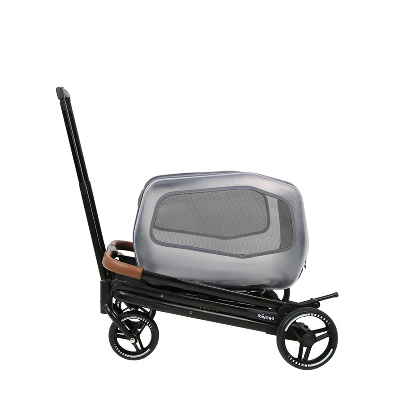 NeoRider Silver Mist Multi-Purpose Pet Stroller with Nylon Mesh