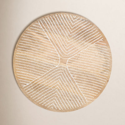 Saro Sousplat Wood Charger