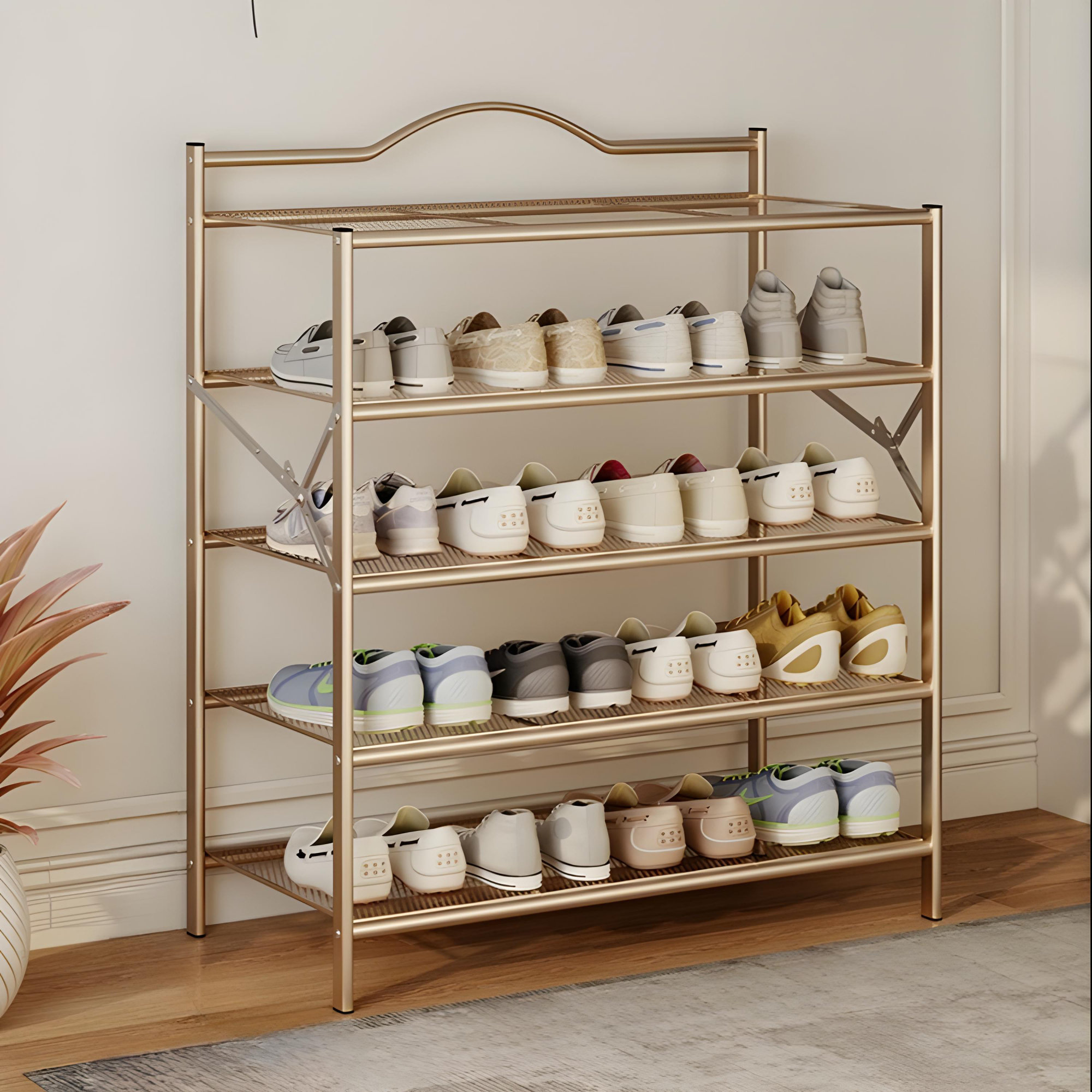 Tour de Rangement Armoire de Rangement Salon Multicouche Vestiaire Chambre en Plastique Table De