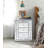 Jalexis 3 - Drawer Mirrored Nightstand