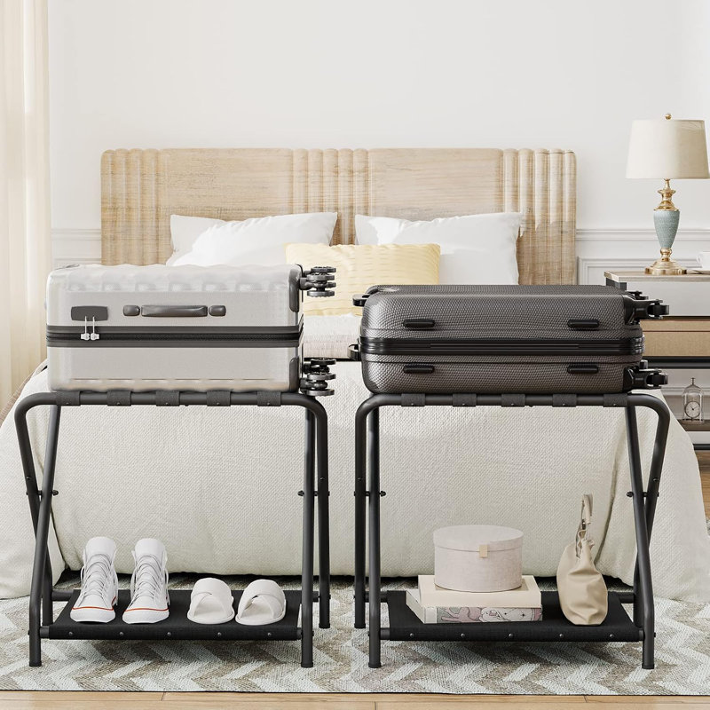 Folding Metal Luggage Rack