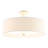Romines Cotton Semi Flush Mount-789060273