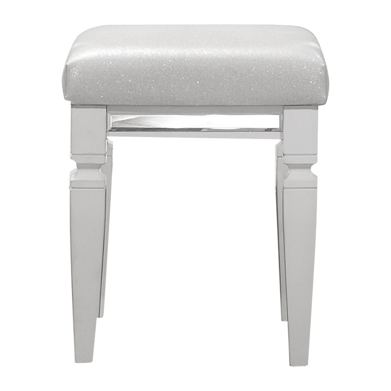 Solid + Manufactured Wood Accent Stool
