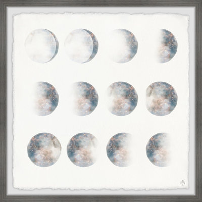 Thiessen Moon Phase Framed Print