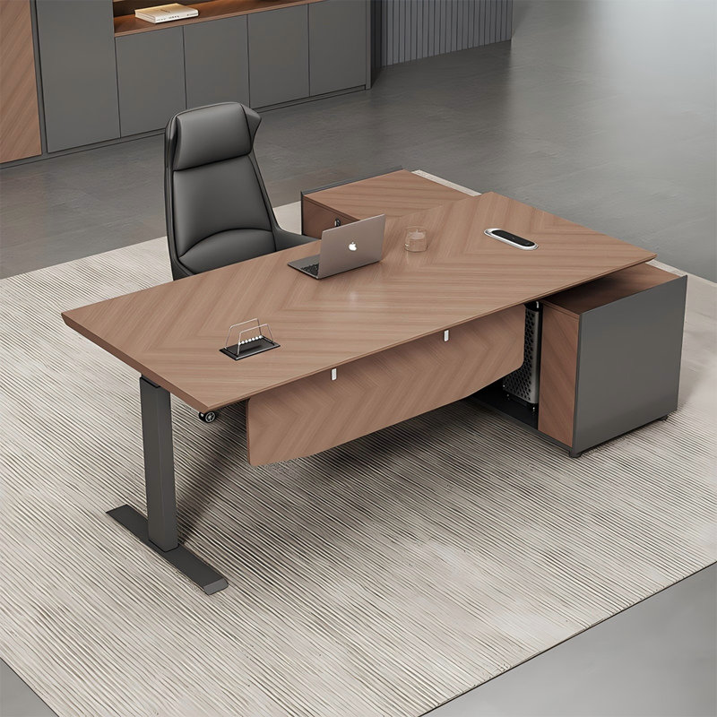 Bureau de direction 78,74 "intelligent à deux moteurs à réglage électrique, 47.24" H x 78.74" W x 31.5" D