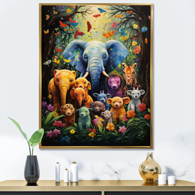 Aire de jeu bleue, aire de jeux pour enfants I - Art mural pour chambre de bébé