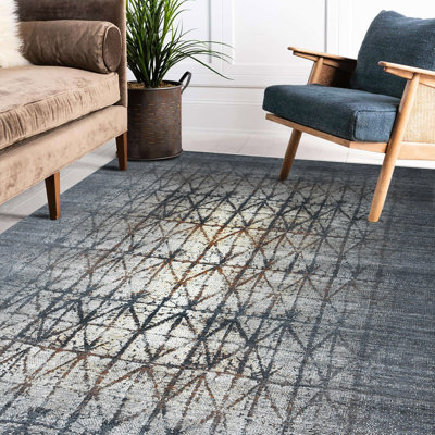 Dazzle Hand-Knotted Dark Gray 2' X 3'