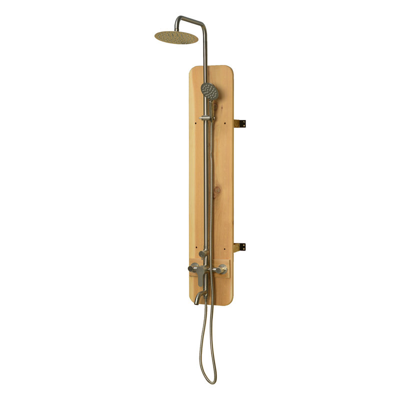 Meridian Wall Shower Polished