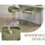 Upholstered Counter Stool with Metal Frame-1771029933