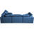 Jocqua Velvet L-Shaped Sectional Reversible-850340315