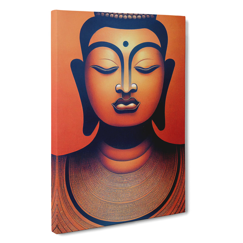 Soulful Buddha - Wrapped Canvas, 50cm H x 35cm W x 3cm D