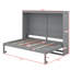 Lit escamotable compact pour optimiser l'espace-1991135098-1991135097