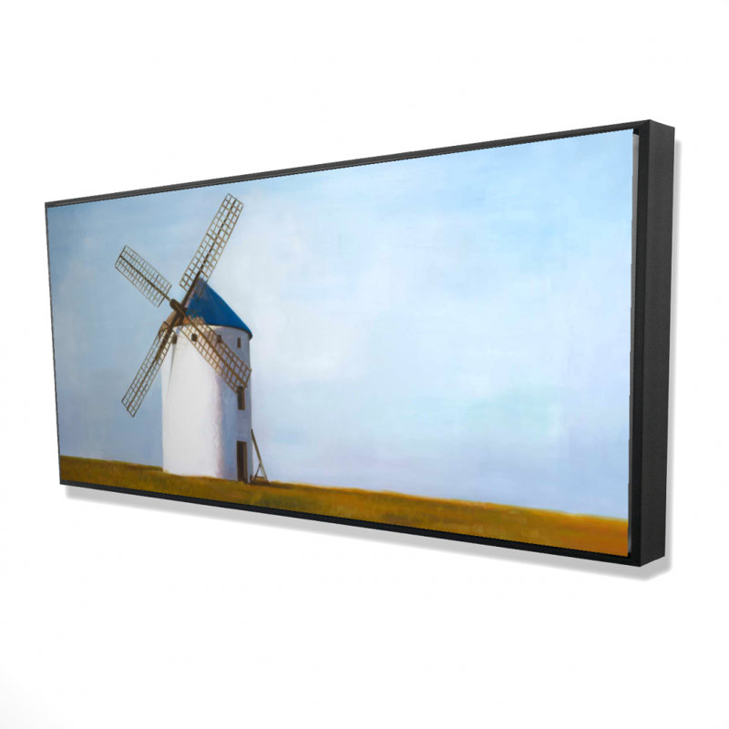 Big Windmill Print On Canvas, H 24 po x l 48 po