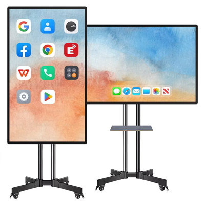 JYXCN Smart Board 49" 4K Digital Touch Interactive Whiteboard Wireless Multi-User Annotation for Boardrooms, Classroom Office