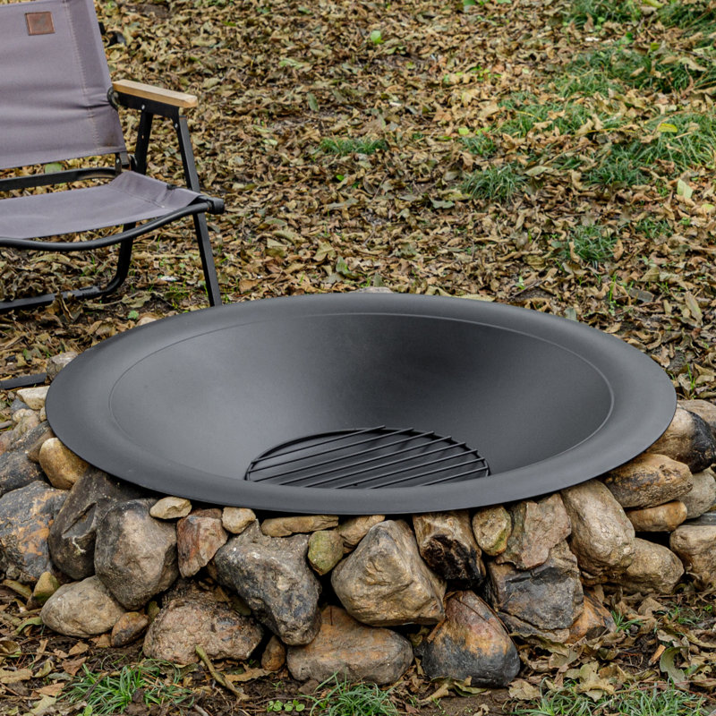 35 Inch Steel Fire Bowl For Diy Or Replacement Existing Fire Pits