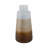 Sculptural Gradient Design Glass Table Vase for Home Decor - Decorative Tapered Tall Flower Vase Accent for Entryway or Bathroom Display - Gray & Silver-35608867-41184997-41184998