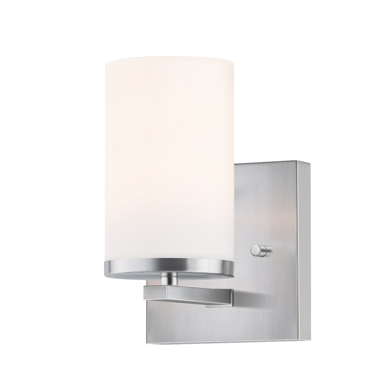 Grajeda Dimmable Bath Sconce, Satin Nickel