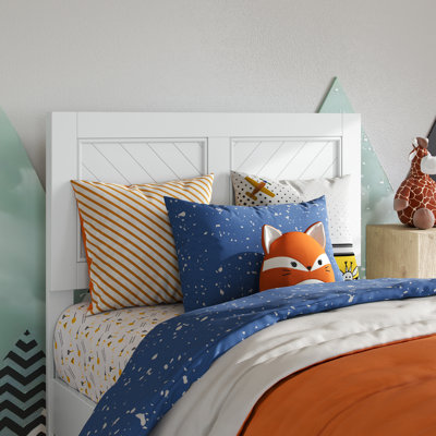 Emmitte Solid Wood Rustic Chevron Headboard by Red Barrel Studio