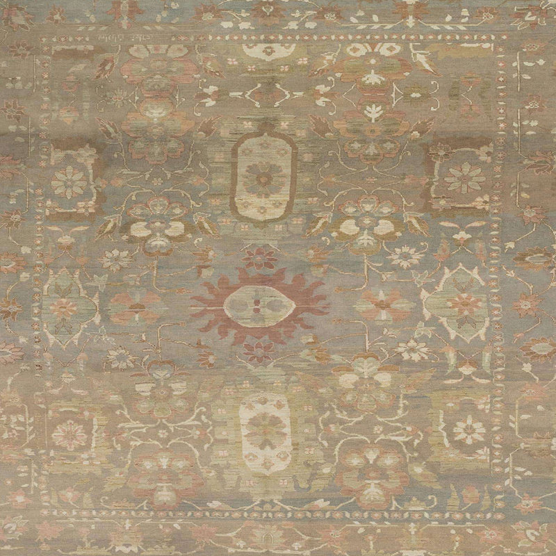 Abstract Indoor Rug, Square 4'