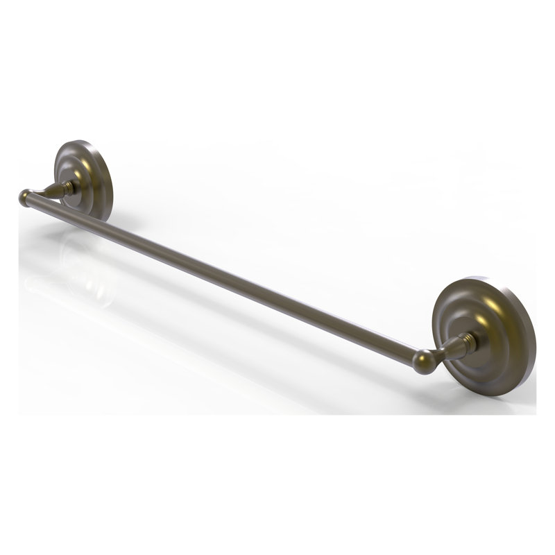 Barre à serviettes murale Leamore, Laiton antique, 3" H x 18" L x 3" D