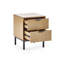 Edison 40cm W Bedside Table