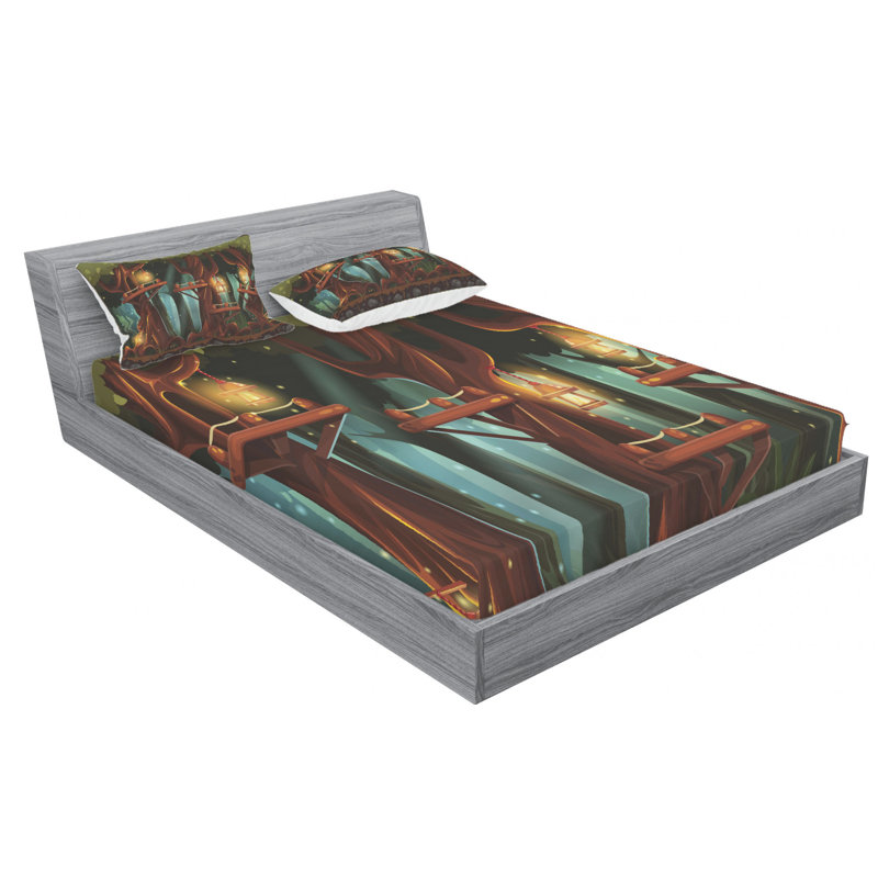 Microfiber Sheet Set, Full Sheet Set with Fitted Sheet