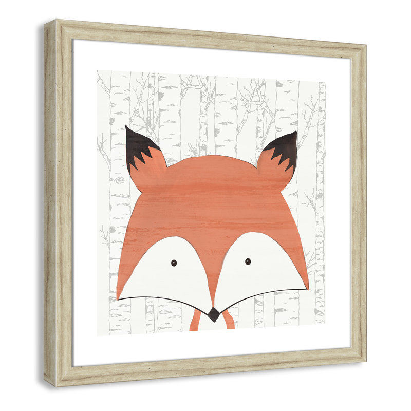Art encadré juvénile, H 22,5 po x l 22,5 po x P 0,6 po, Beige Flat Framed