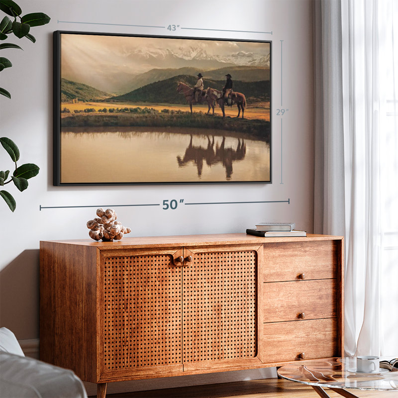 Impression sur toile Rays On The Peak, H 43 po x l 29 po