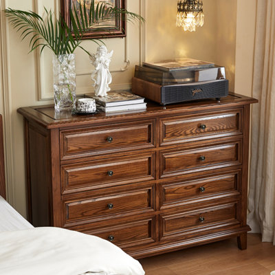 Commode d'appoint en bois massif Simple
