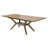 Mohorn Mid-Century Modern Wood Rectangular Extension Kitchen Dining Table and Chairs, Brown-101342877