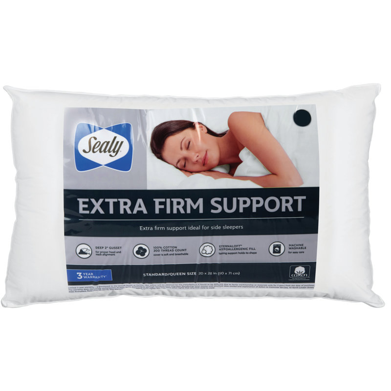 Polyester Soft Support Pillow, Standard/Queen