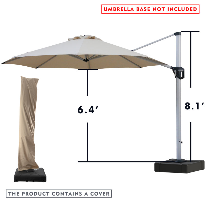 Parasol en porte-à-faux 11", Beige