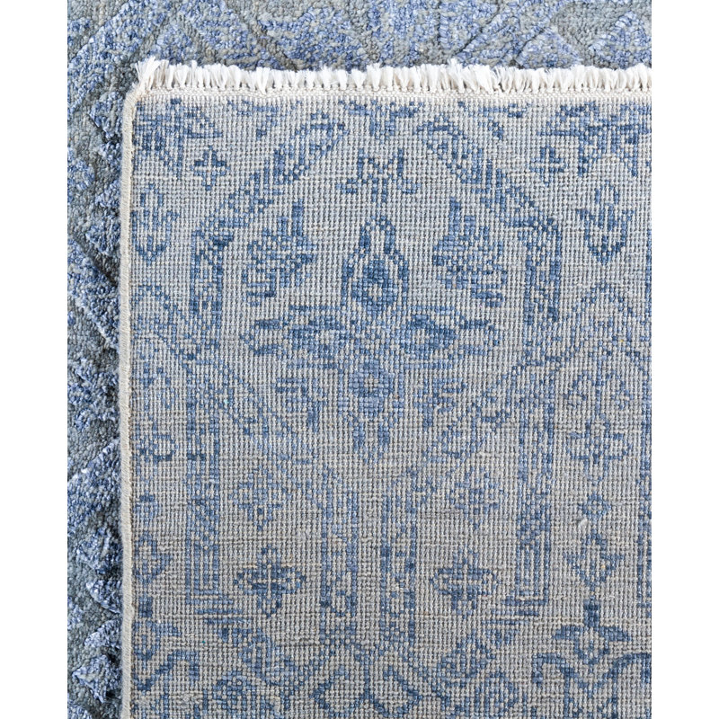 Overdyed One-of-a-Kind 9' 1" x 12' 3" Hand Knotted Area Rug