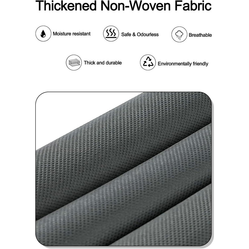 1 paquet de rangement de rangement au-dessus de la porte, armoire de rangement suspendue avec 5 grandes poches, 10 poches en filet, capacité de poids de 44 lb, rangement derrière la porte pour la chambre de la chambre de bébé (gris foncé)
