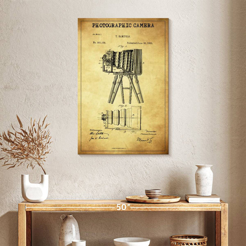 Photographic Camera Ladarrin, 36" H x 24" W