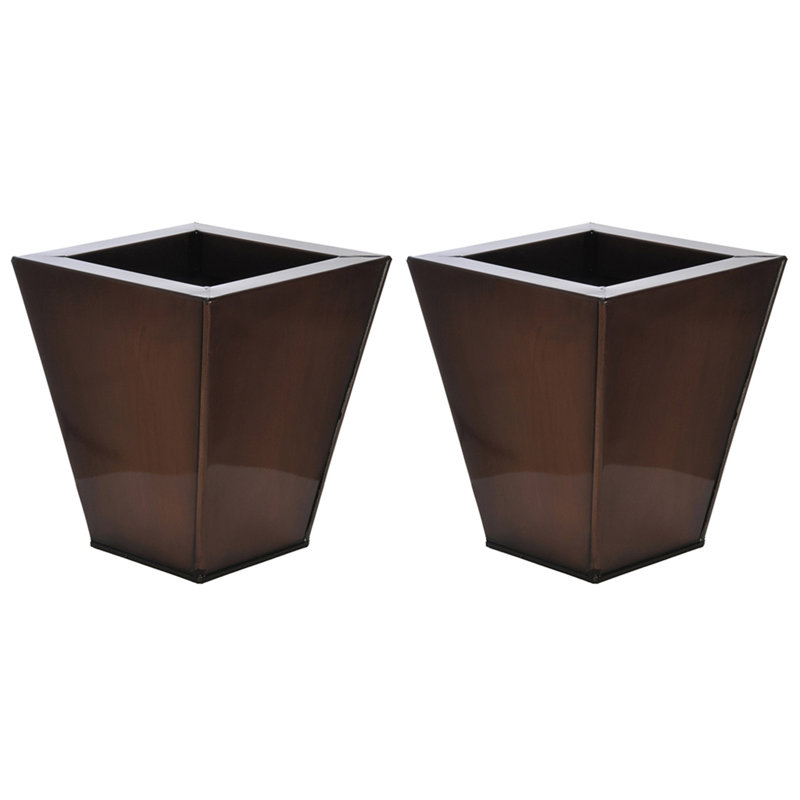 Vase de table, Brun brillant, Petit