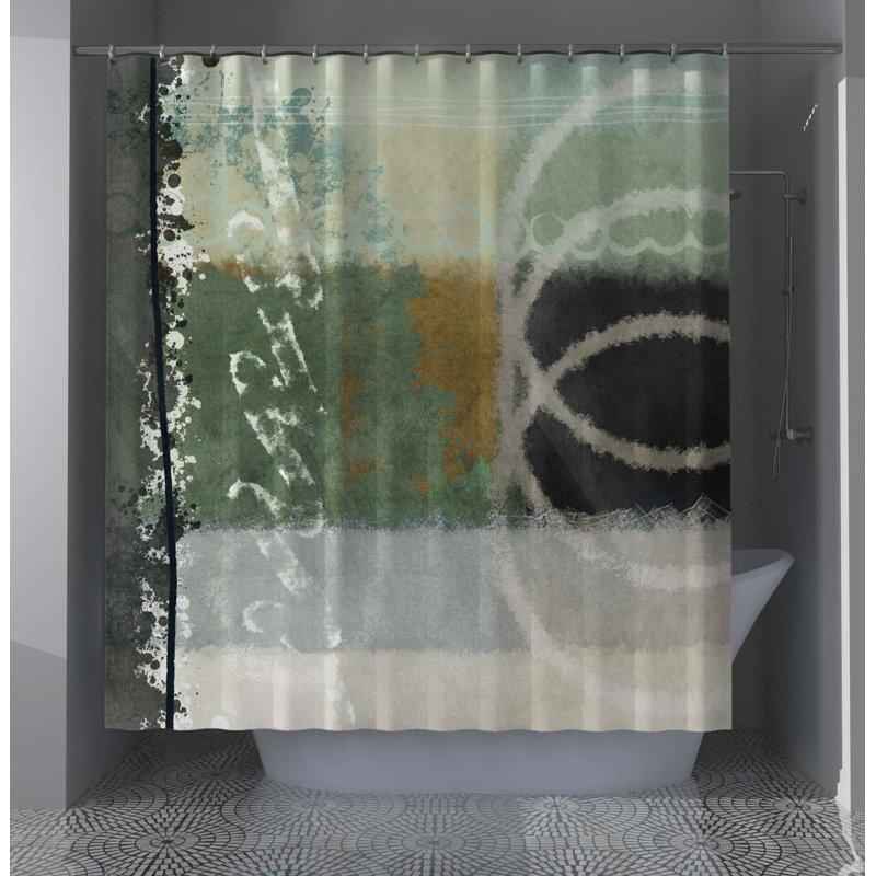 Abstract Shower Curtain