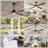 52/60-inch Smart Ceiling Fan With Light And Remote, Compatible With Alexa/google/app, 4 Wood Blades High Cfm Dimmable Led Noiseless Reversible Dc Fans For Bedroom-703877655