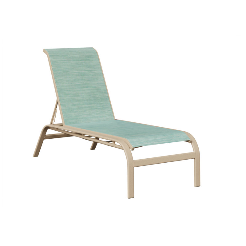 Chaise longue sans accoudoirs Berlin Gardens Murphy, Bleu clair, Luna multicolore