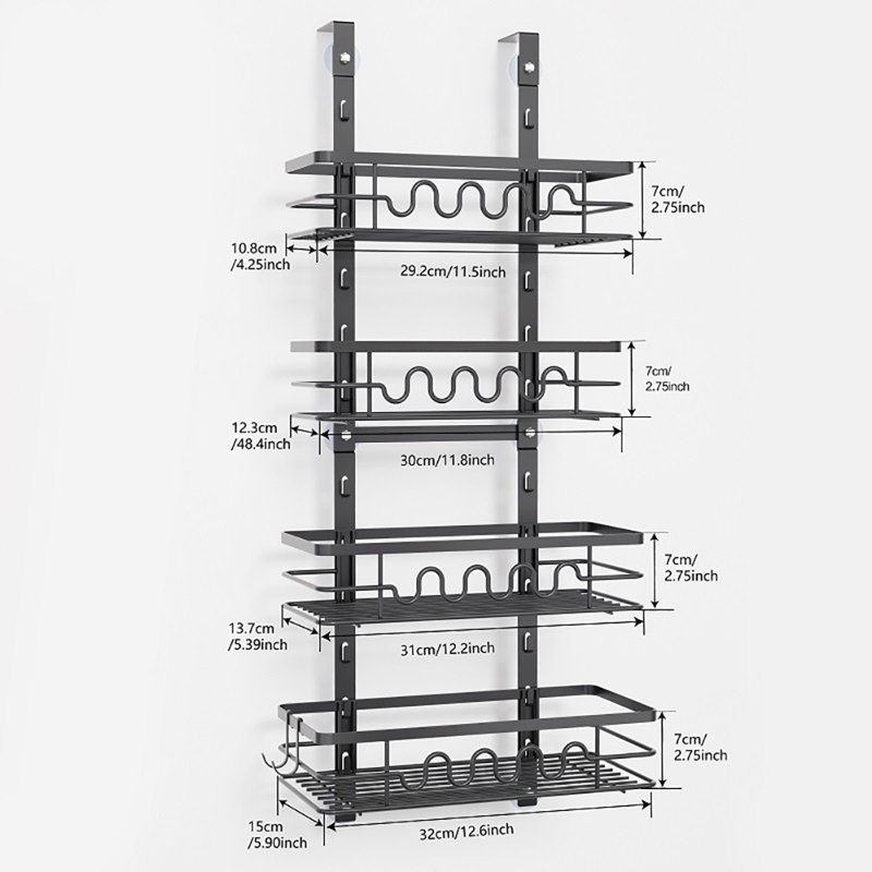 Over-the-Door Spice Rack