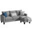 Canapé modulaire rembourré avec canapé de 47,2 po de largeur