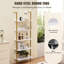 Gold White 5 Tier Industrial Square Pipe Shelf For A Tidy And Practical Home Storing Items In Stable Manner