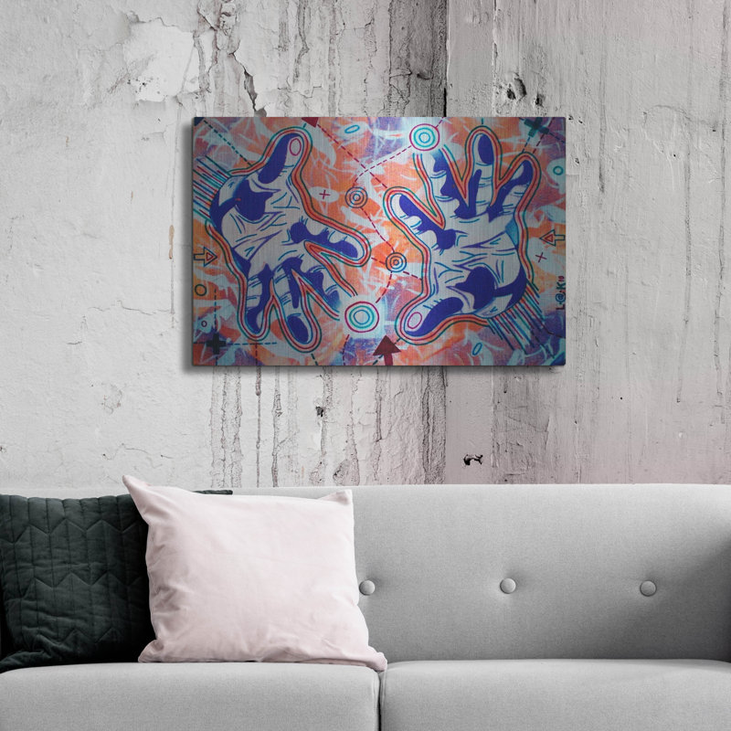 'Magic' by Abstract Graffiti Wall Art, 24" H x 36" W