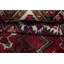 Tapis géométrique rouge 5 x 7