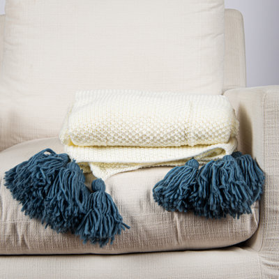Cable Knit Throw Blanket