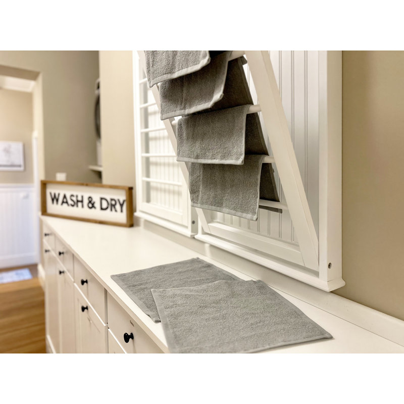 Midweight Towels, Platinum Grey