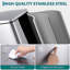 Stainless Steel Step On Kitchen Trash Can - 12L