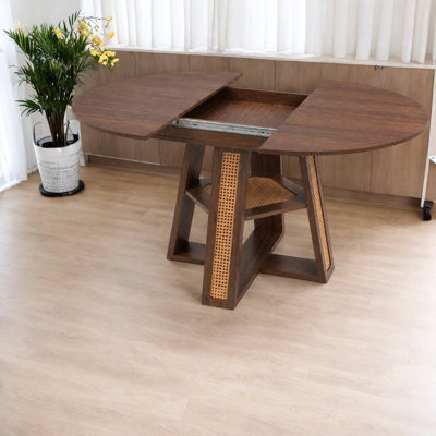 Tables de salle à manger extensibles (table seulement, sans chaises, avec plateau et pieds)